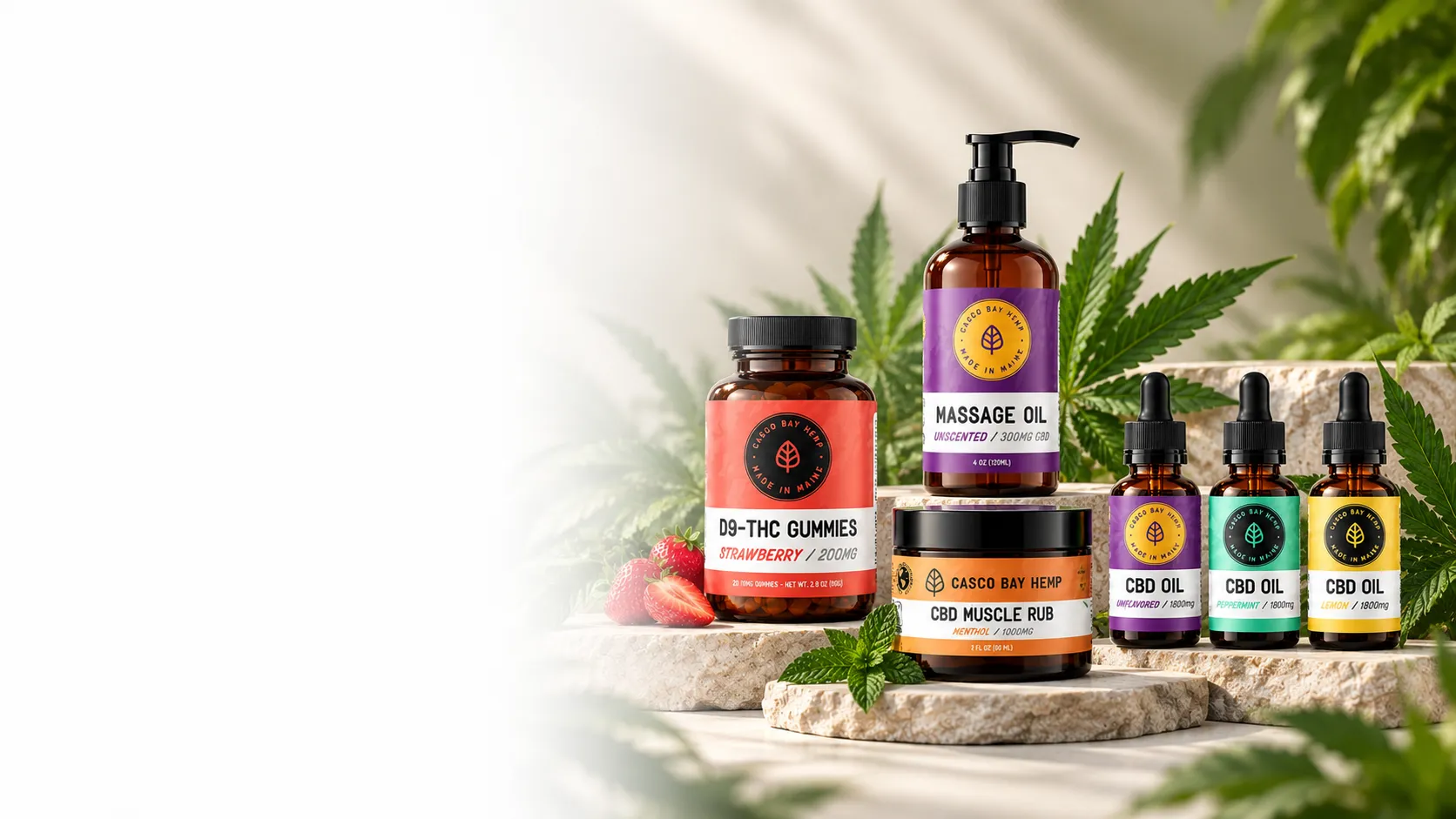 Óleos de CBD do Maine