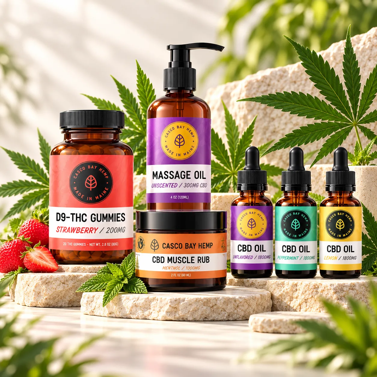 Óleos de CBD do Maine