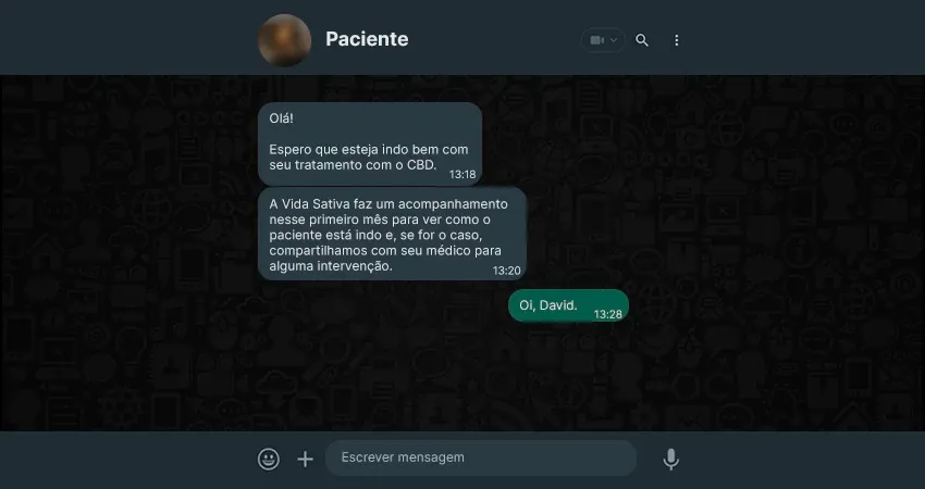 Acolhimento do paciente